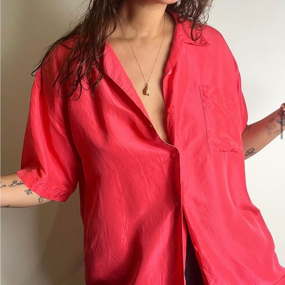 Vintage 100% silk blouse - Picture 3 of 11